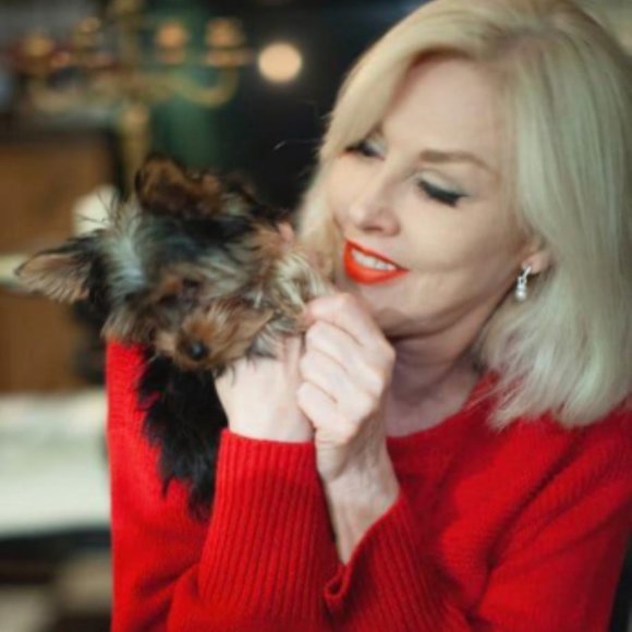 Chaps, Sweater, red, size Large. - Picture 7 of 8